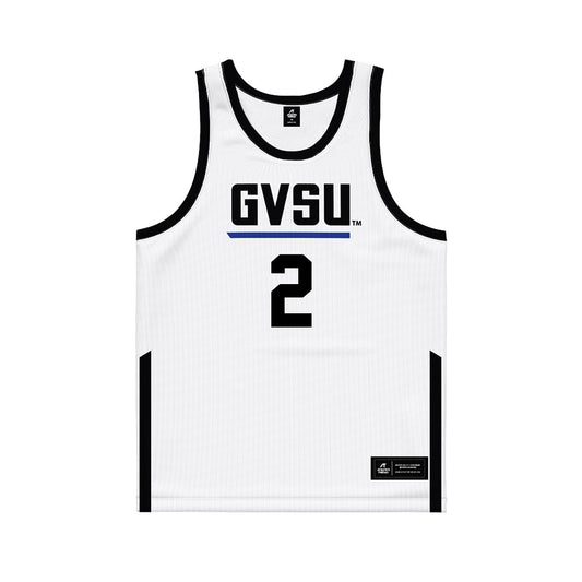 Grand Valley - NCAA Women's Basketball : Molly Anderson - White Basketball Jersey-0