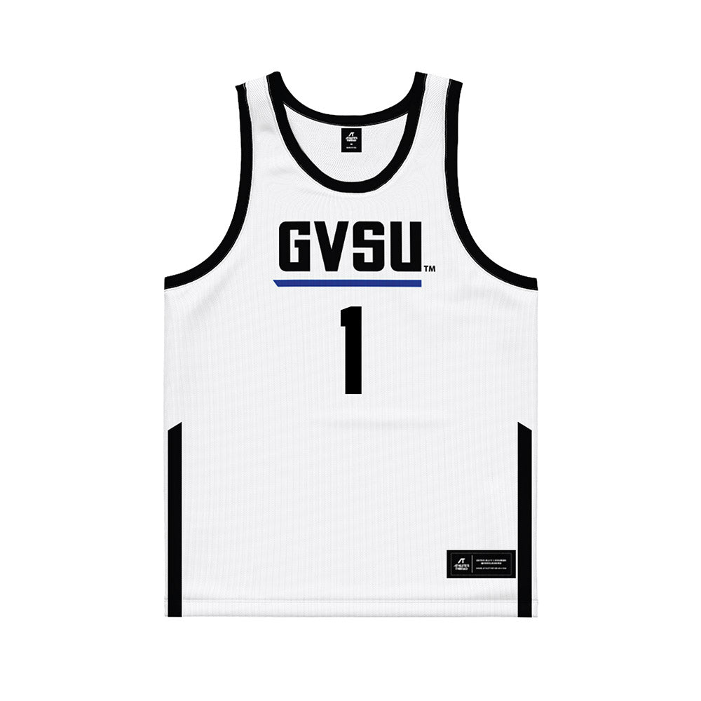 Grand Valley - NCAA Women's Basketball : Avery Zeinstra - White Basketball Jersey-0