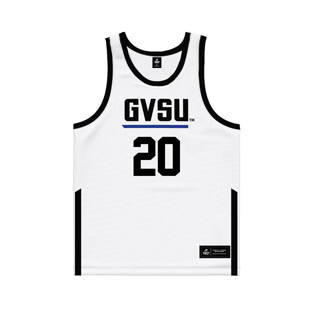 Grand Valley - NCAA Women's Basketball : Lexi Plitzuweit - White Basketball Jersey-0