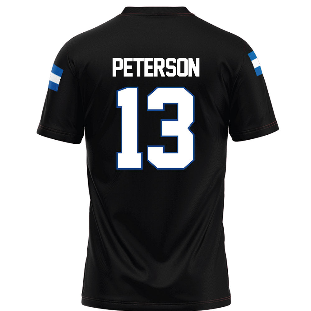 Grand Valley - NCAA Football : Cade Peterson - Black Football Jersey-1