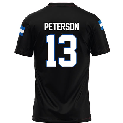 Grand Valley - NCAA Football : Cade Peterson - Black Football Jersey-1