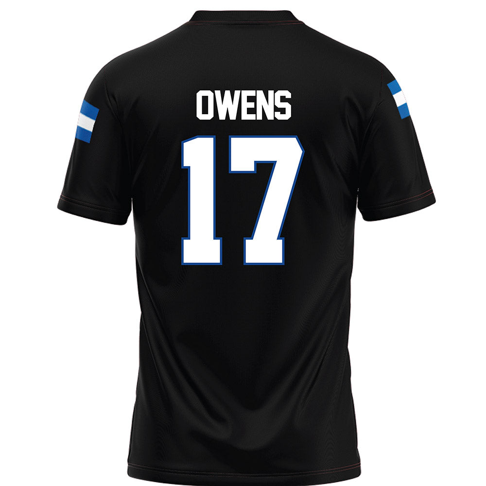 Grand Valley - NCAA Football : Kenyon Owens - Black Football Jersey-1