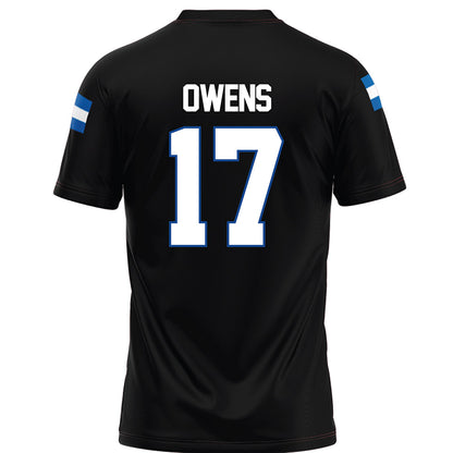 Grand Valley - NCAA Football : Kenyon Owens - Black Football Jersey-1
