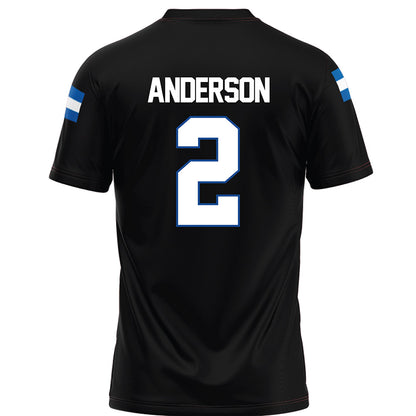 Grand Valley - NCAA Football : Josh Anderson - Black Football Jersey-1