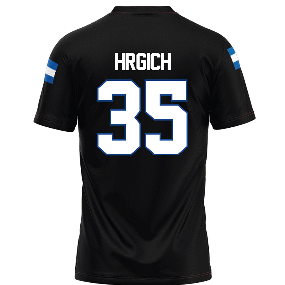 Grand Valley - NCAA Football : Trace Hrgich - Black Football Jersey-1
