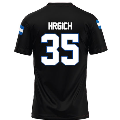 Grand Valley - NCAA Football : Trace Hrgich - Black Football Jersey-1