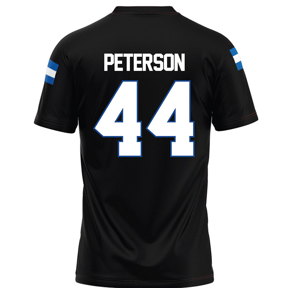 Grand Valley - NCAA Football : Drew Peterson - Black Football Jersey-1
