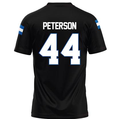 Grand Valley - NCAA Football : Drew Peterson - Black Football Jersey-1