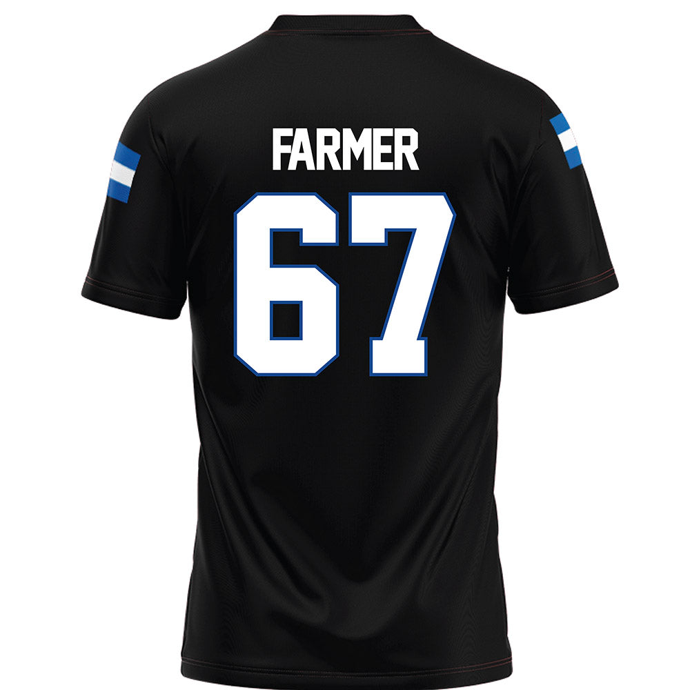 Grand Valley - NCAA Football : Anderson Farmer - Black Football Jersey-1