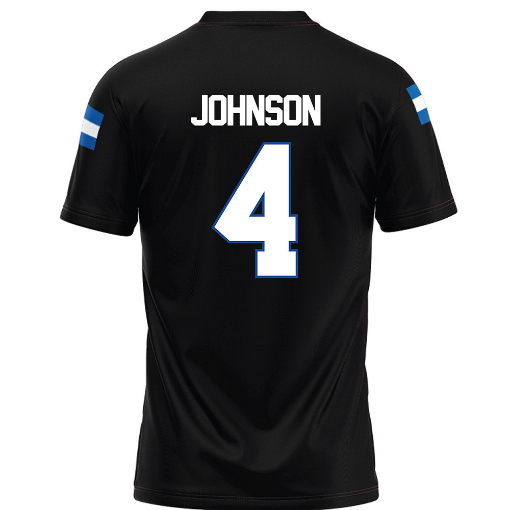 Grand Valley - NCAA Football : Darrell Johnson - Black Football Jersey-1