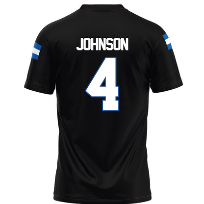 Grand Valley - NCAA Football : Darrell Johnson - Black Football Jersey-1