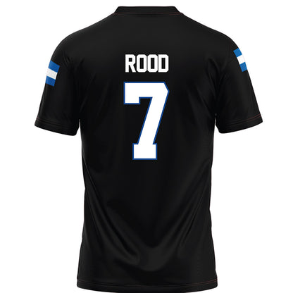 Grand Valley - NCAA Football : Derek Rood - Black Football Jersey-1