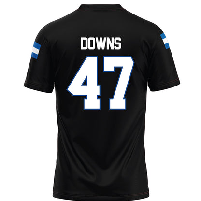 Grand Valley - NCAA Football : Jimmy Downs - Black Football Jersey-1