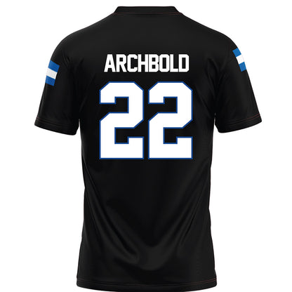 Grand Valley - NCAA Football : Jake Archbold - Black Football Jersey-1