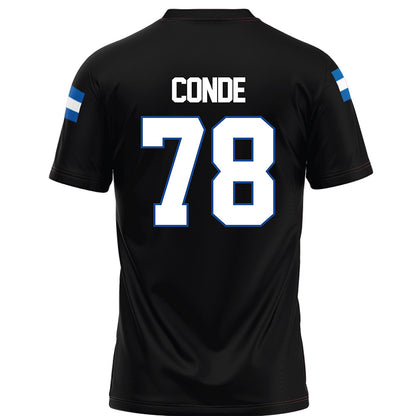 Grand Valley - NCAA Football : Jibriel Conde - Black Football Jersey-1