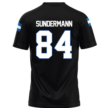 Grand Valley - NCAA Football : Evan Sundermann - Black Football Jersey-1