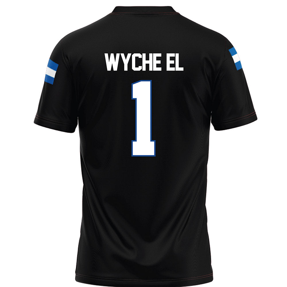 Grand Valley - NCAA Football : Lynn Wyche El - Black Football Jersey-1