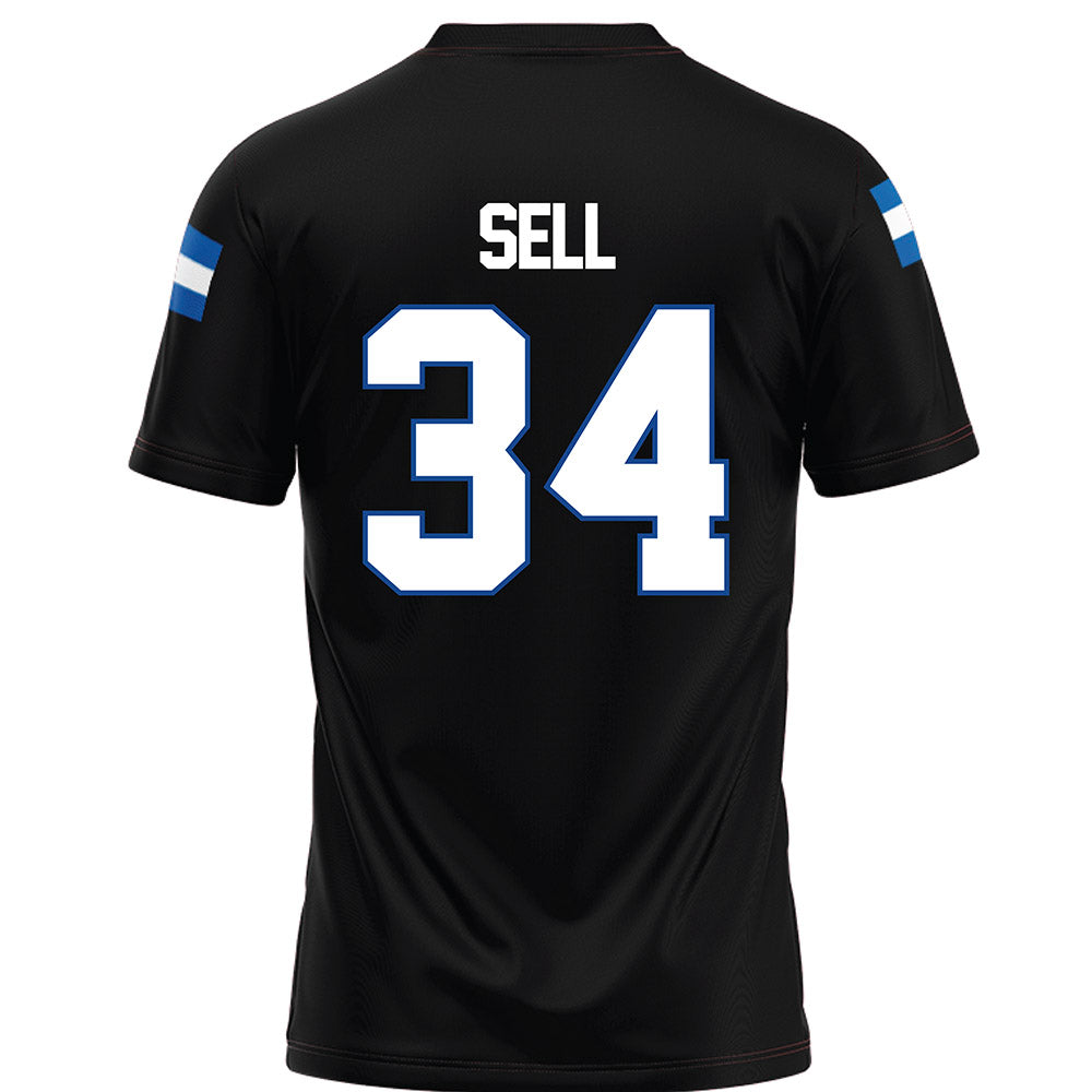Grand Valley - NCAA Football : Keegan Sell - Black Football Jersey-1