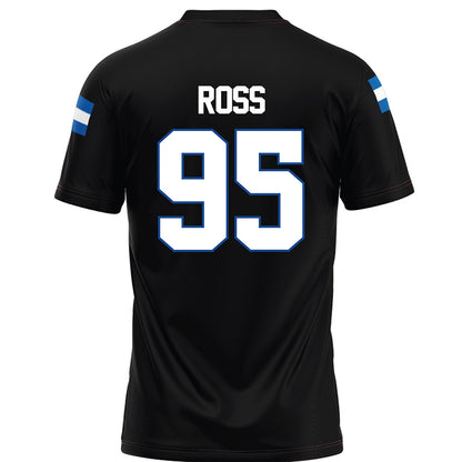 Grand Valley - NCAA Football : Josh Ross - Black Football Jersey-1