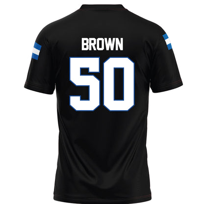 Grand Valley - NCAA Football : Gabriel Brown - Black Football Jersey-1