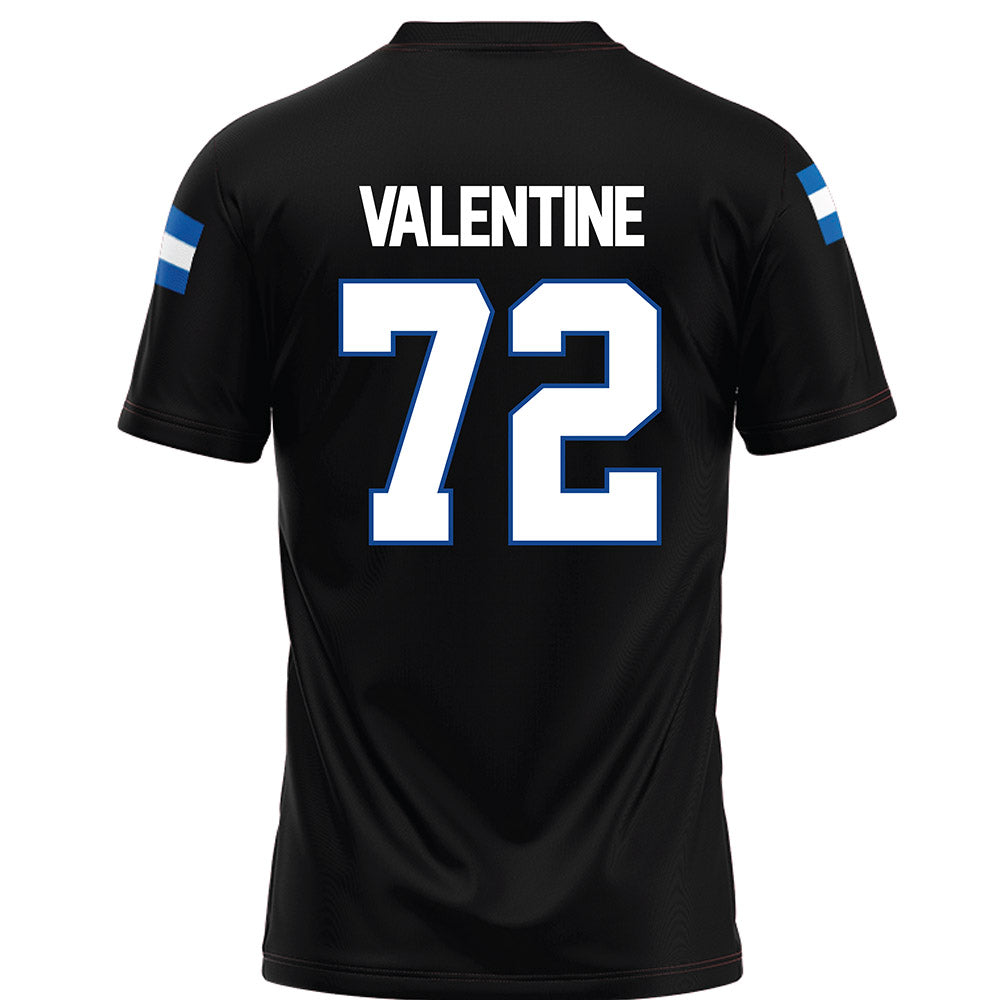 Grand Valley - NCAA Football : Evan Valentine - Black Football Jersey-1