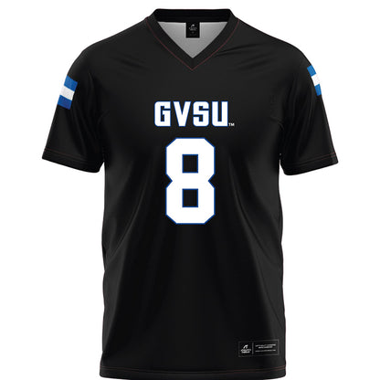 Grand Valley - NCAA Football : Kyle Nott - Black Football Jersey-0
