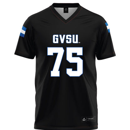 Grand Valley - NCAA Football : Joshua Martin - Black Football Jersey-0