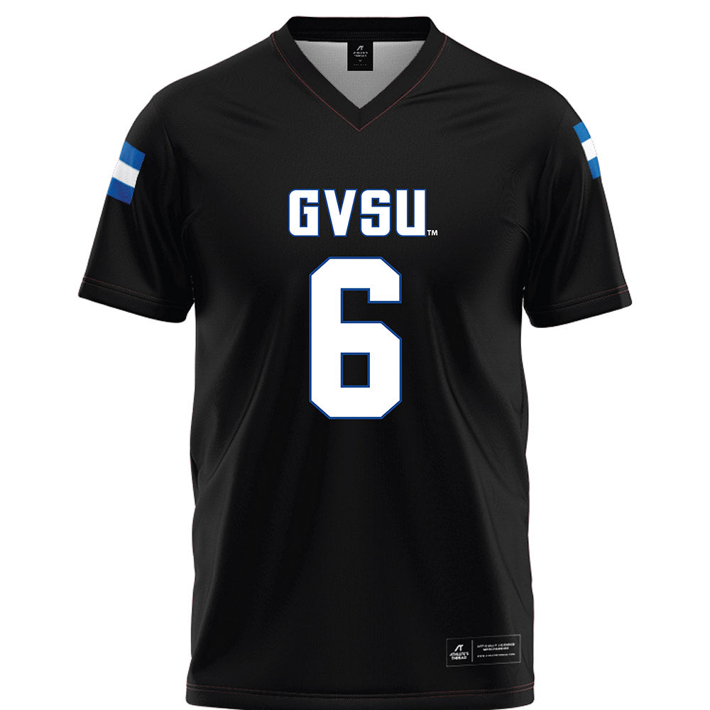 Grand Valley - NCAA Football : Thomas Jolly - Black Football Jersey-0