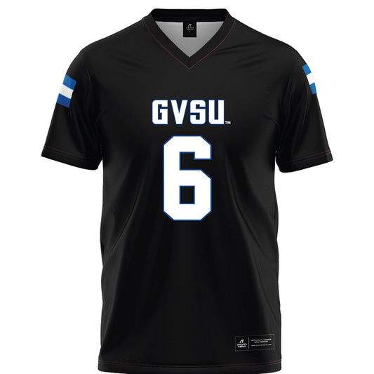 Grand Valley - NCAA Football : Thomas Jolly - Black Football Jersey-0