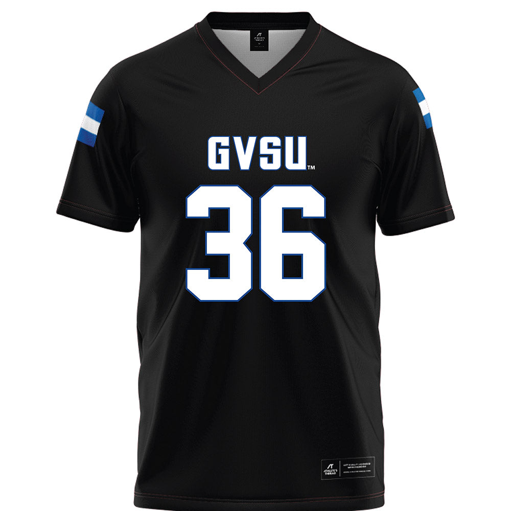 Grand Valley - NCAA Football : Gage Chatfield - Black Football Jersey