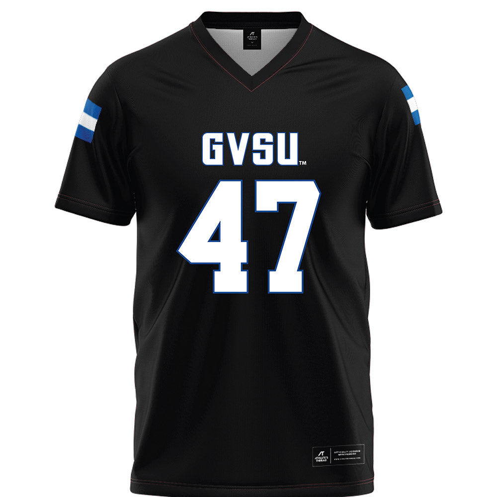 Grand Valley - NCAA Football : Jimmy Downs - Black Football Jersey-0