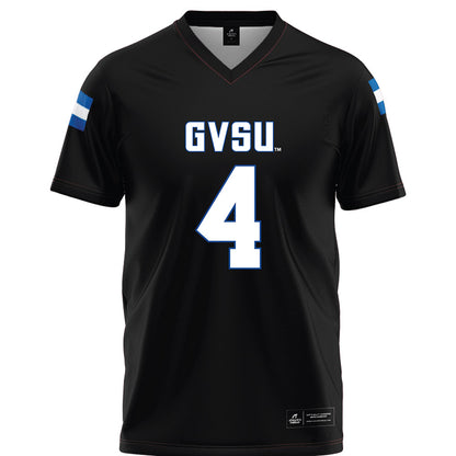 Grand Valley - NCAA Football : Darrell Johnson - Black Football Jersey-0