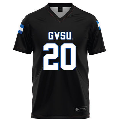 Grand Valley - NCAA Football : Ian Kennelly - Black Football Jersey-0