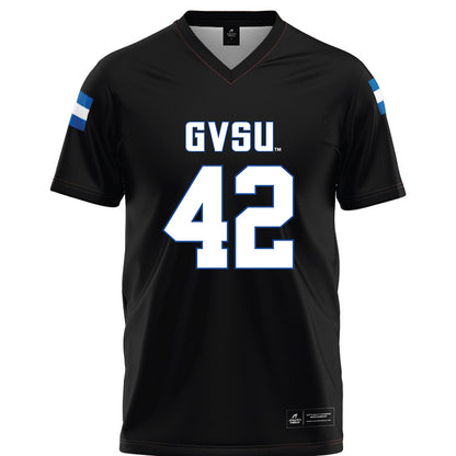 Grand Valley - NCAA Football : Antuane Rambus Jr - Black Football Jersey-0