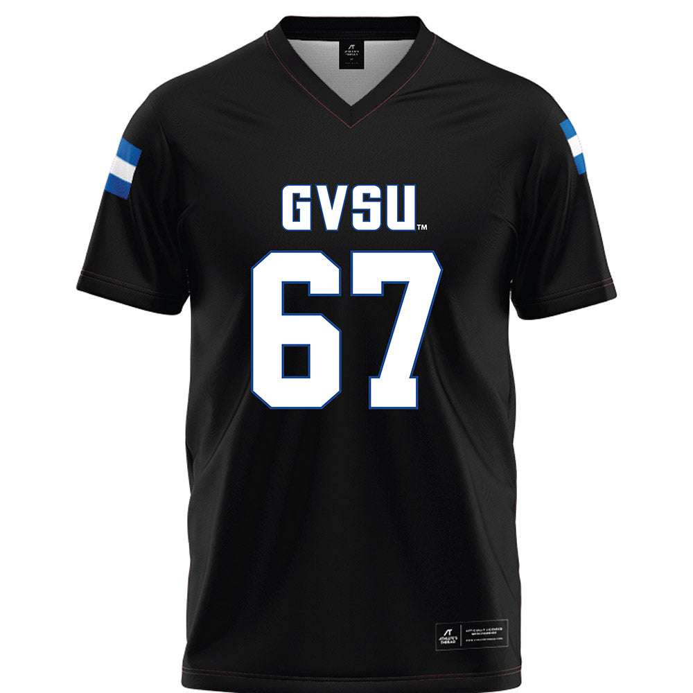 Grand Valley - NCAA Football : Anderson Farmer - Black Football Jersey-0