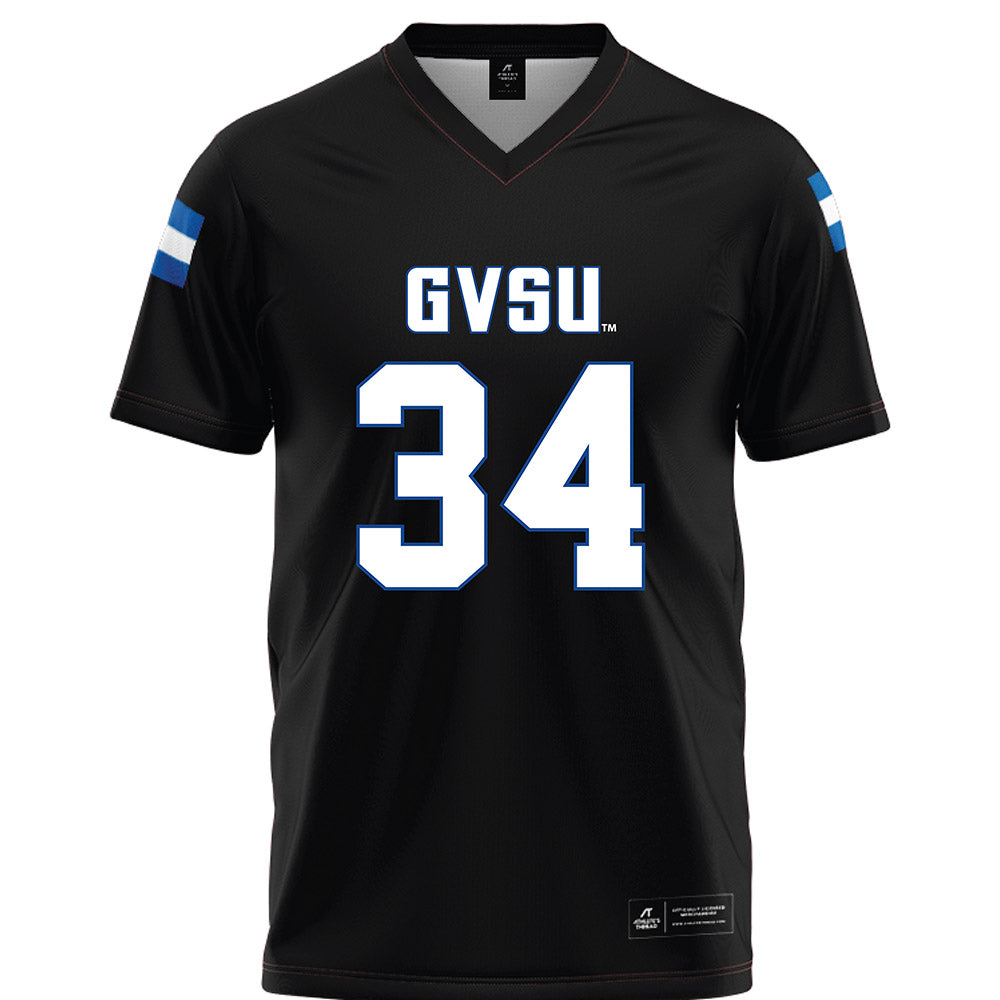 Grand Valley - NCAA Football : Keegan Sell - Black Football Jersey-0