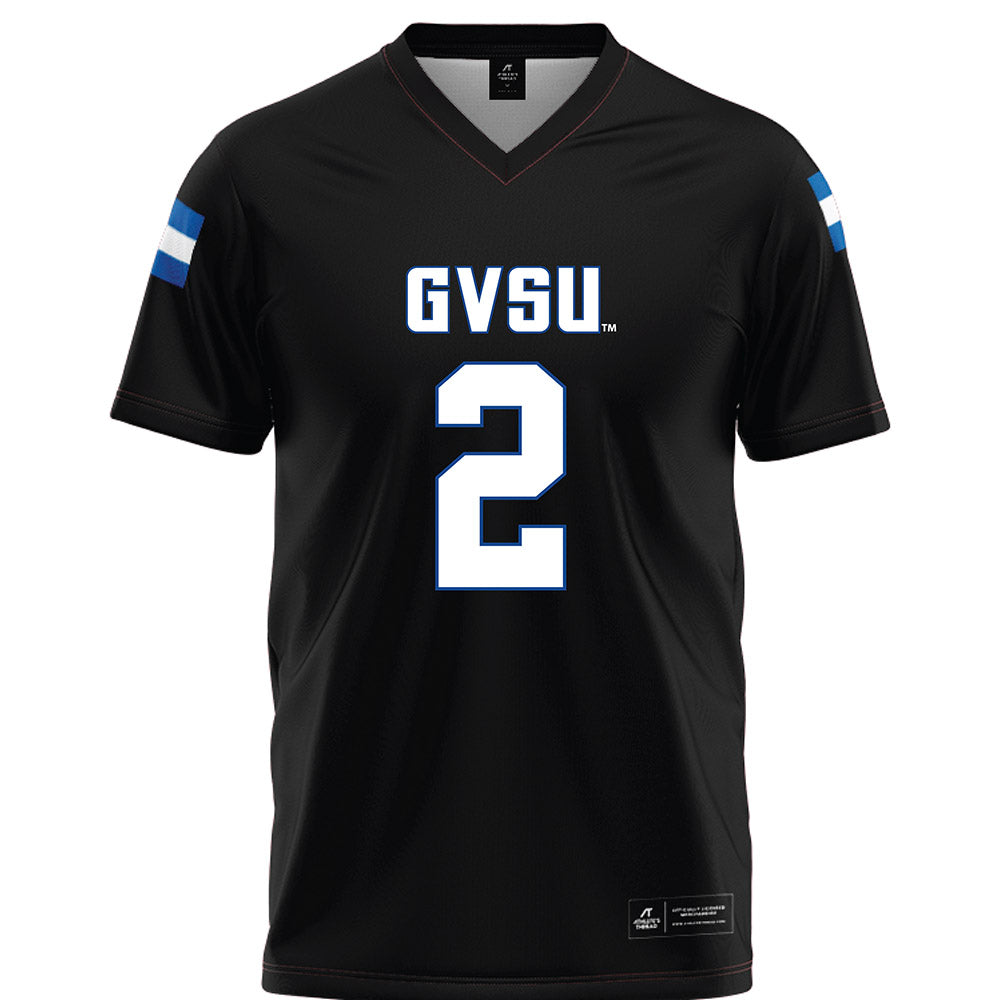 Grand Valley - NCAA Football : Josh Anderson - Black Football Jersey-0