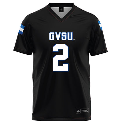 Grand Valley - NCAA Football : Josh Anderson - Black Football Jersey-0