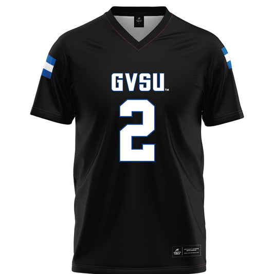 Grand Valley - NCAA Football : Josh Anderson - Black Football Jersey-0