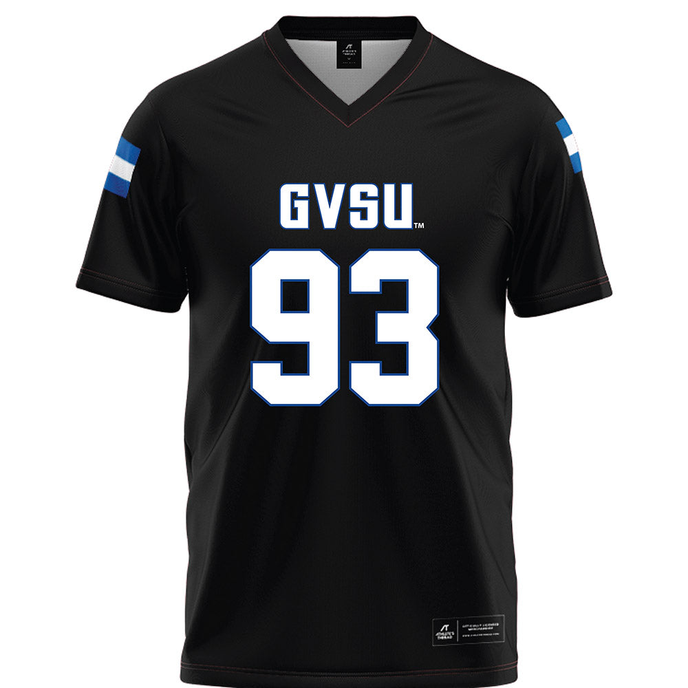 Grand Valley - NCAA Football : Ronald Jackson - Black Football Jersey-0