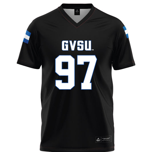 Grand Valley - NCAA Football : Camren VanSolkema - Black Football Jersey-0