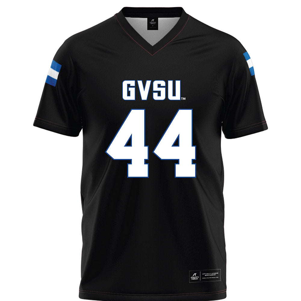 Grand Valley - NCAA Football : Drew Peterson - Black Football Jersey-0