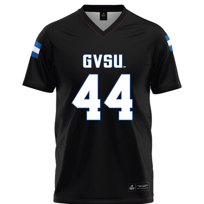 Grand Valley - NCAA Football : Drew Peterson - Black Football Jersey-0