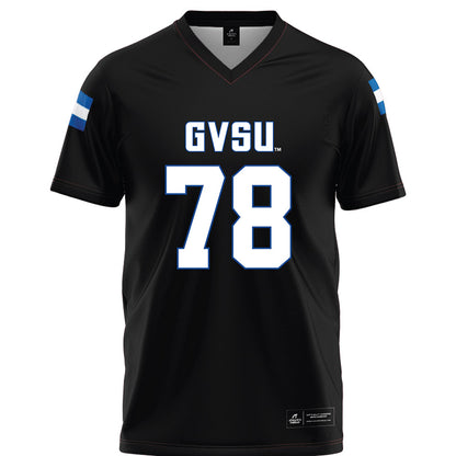 Grand Valley - NCAA Football : Jibriel Conde - Black Football Jersey-0