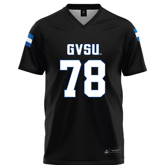 Grand Valley - NCAA Football : Jibriel Conde - Black Football Jersey-0