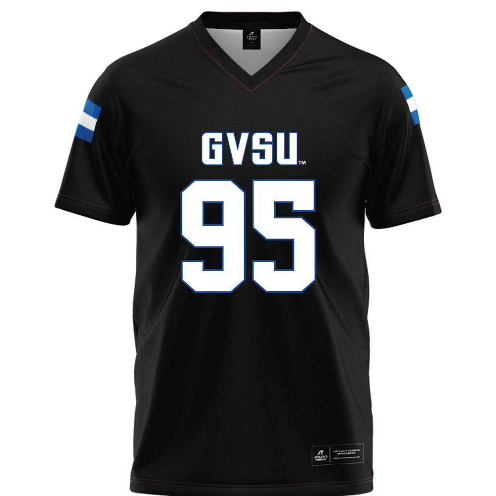 Grand Valley - NCAA Football : Josh Ross - Black Football Jersey-0