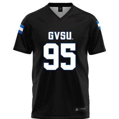 Grand Valley - NCAA Football : Josh Ross - Black Football Jersey-0