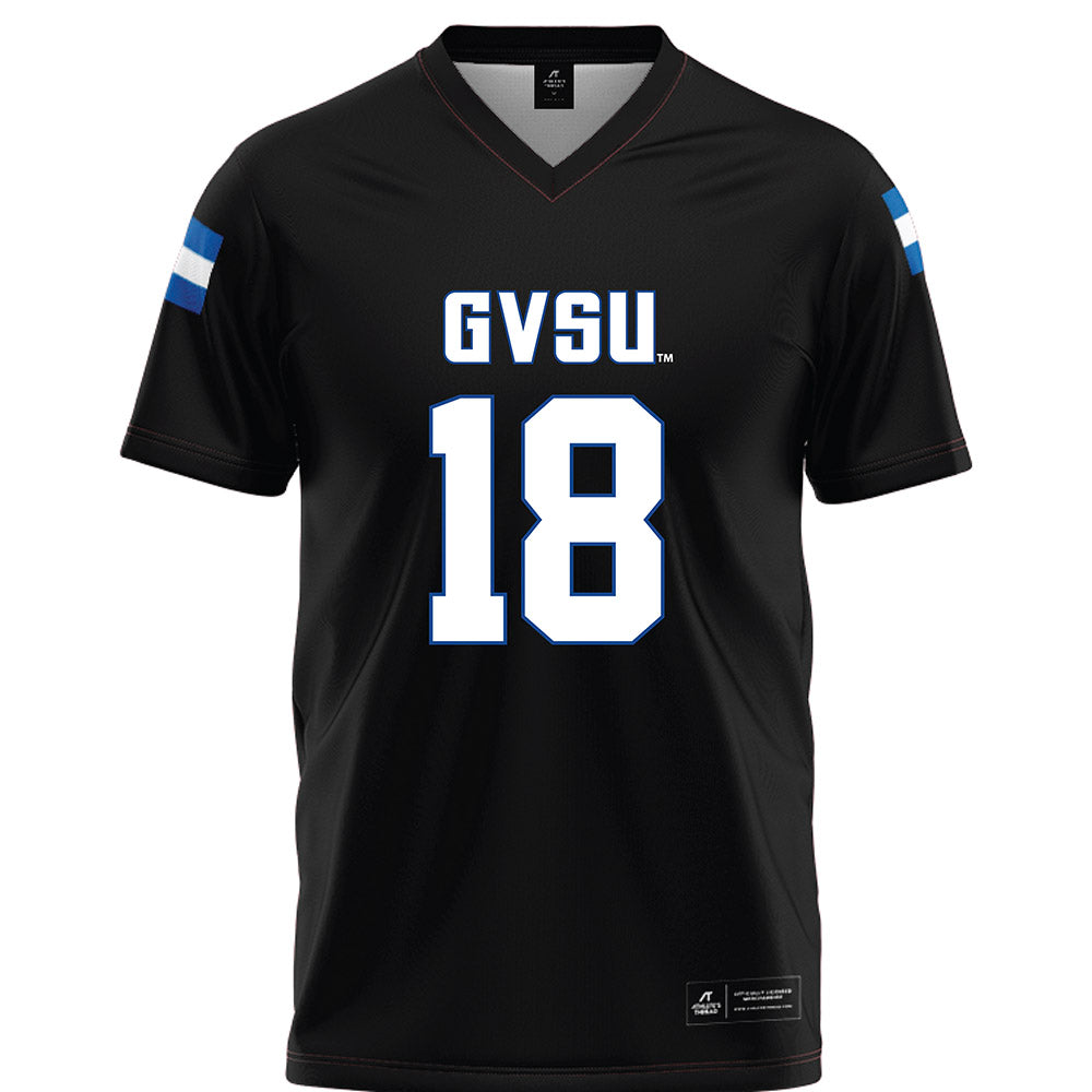 Grand Valley - NCAA Football : Aidan Lucero - Black Football Jersey-0