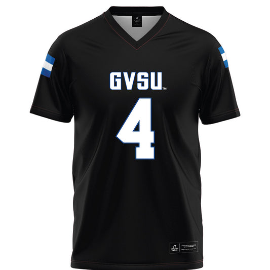 Grand Valley - NCAA Football : Deonte Pippen Jr - Black Football Jersey-0