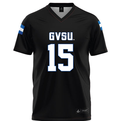 Grand Valley - NCAA Football : Avery Moore - Black Football Jersey-0